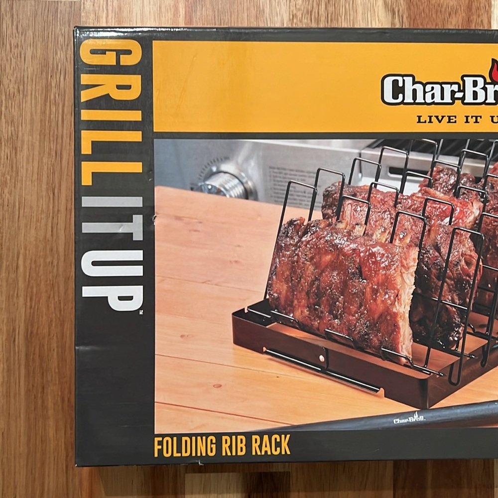 Char Broil Folding Rib Rack - Picture 3 of 6